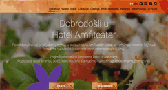 Desktop Screenshot of hotelamfiteatar.com